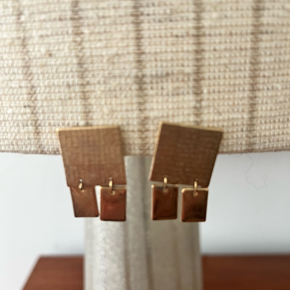 Retro clip on earrings
